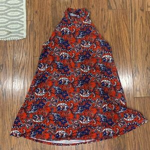 High neck Women dress